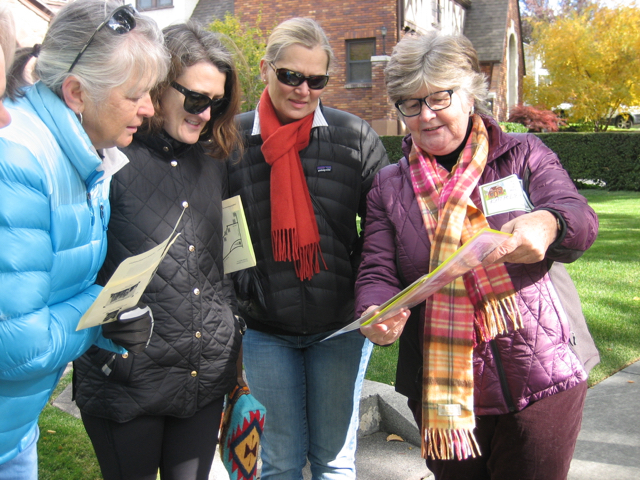 Yalecrest walking tour participants