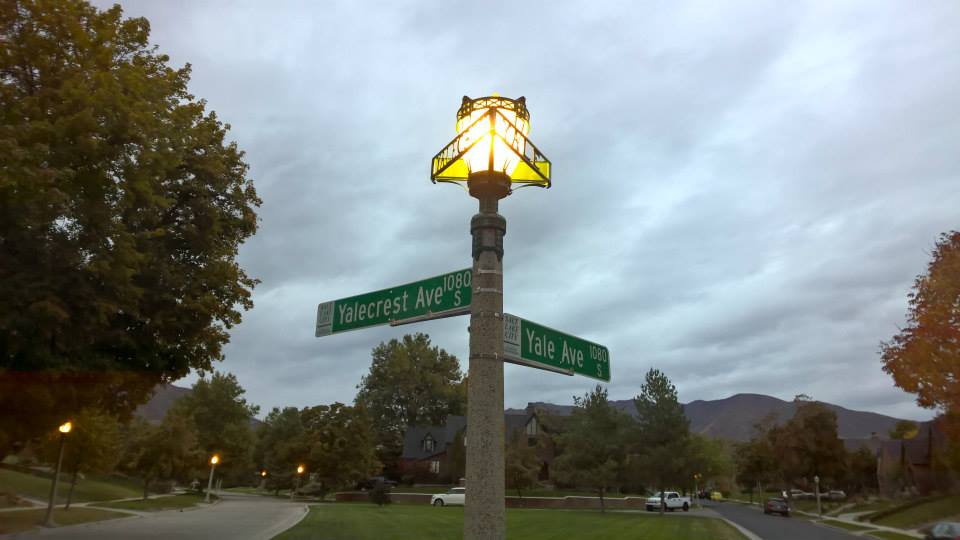 Lamp restoration detail